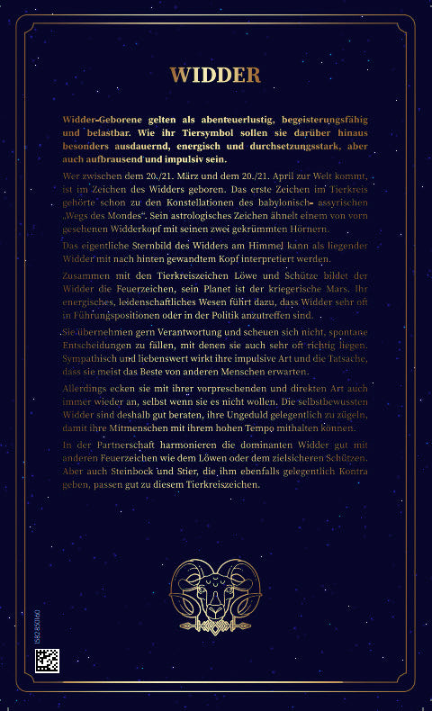 Goldbarren Sternzeichen Widder (mit Zertifikat)