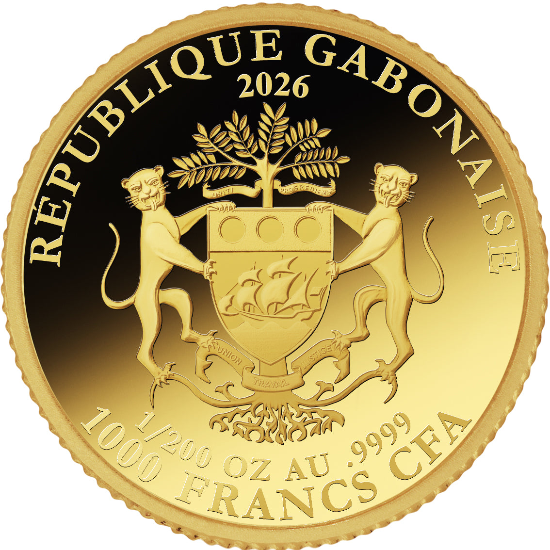 Goldmünze Weihnachtsengel im Samtsäckchen