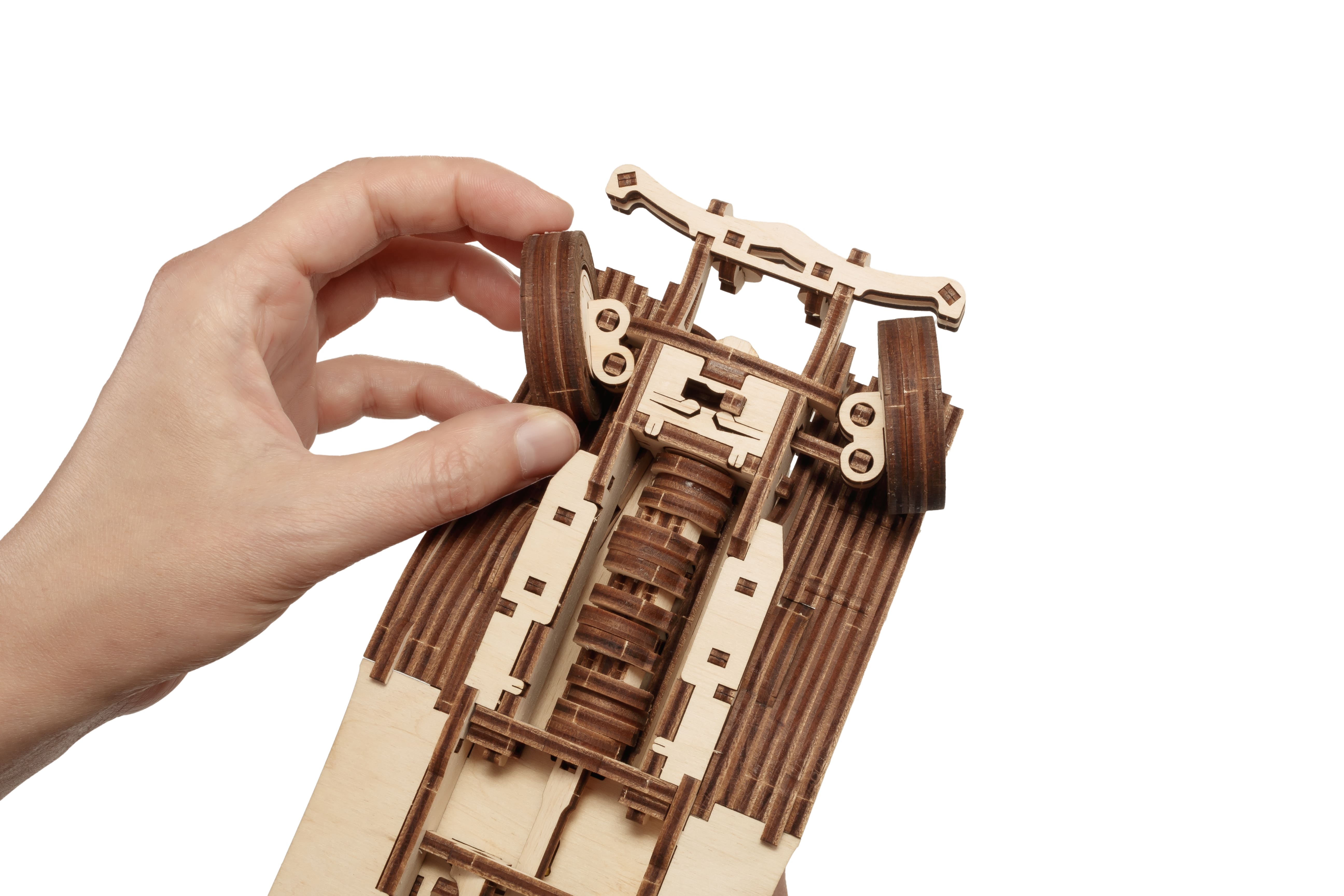 3D-Holzpuzzle Wind Up Car Ferdinand