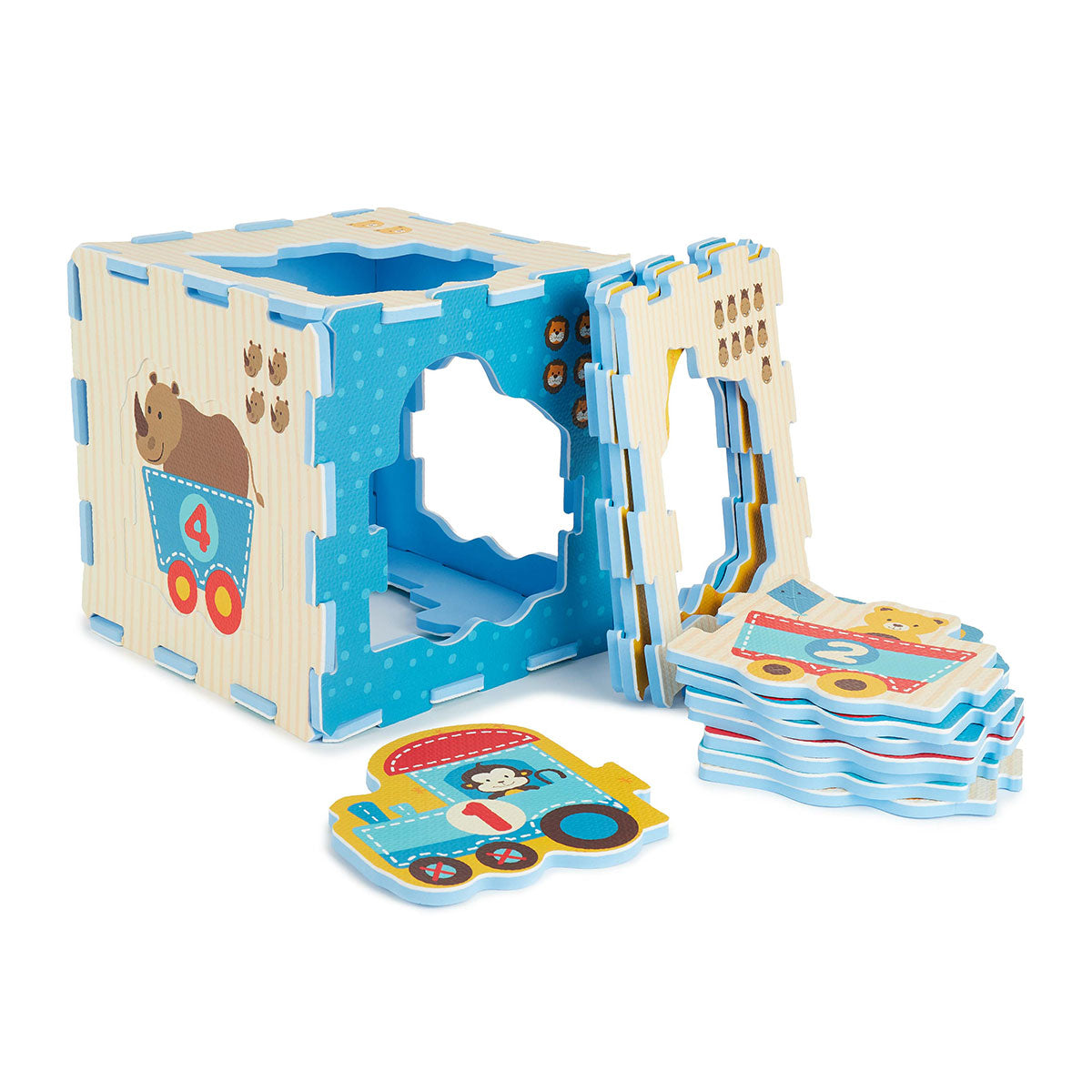 Puzzlematte Tier Motivzug (18 Teile)
