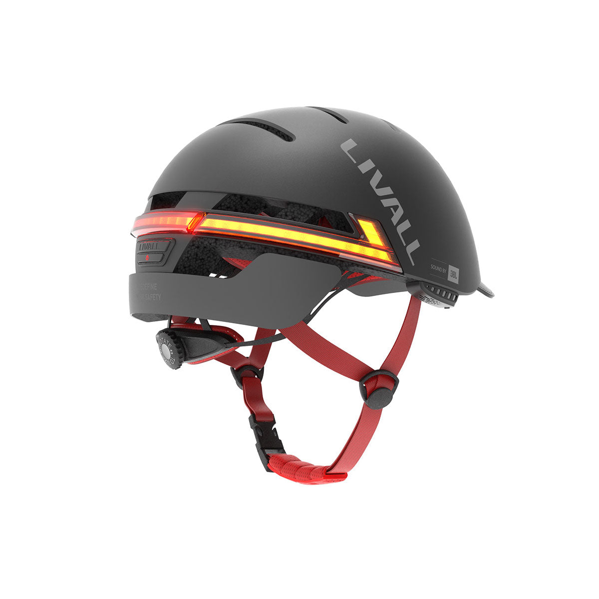 Fahrradhelm mit Sicherheitsassistenten, Headset, Blinker und SOS System