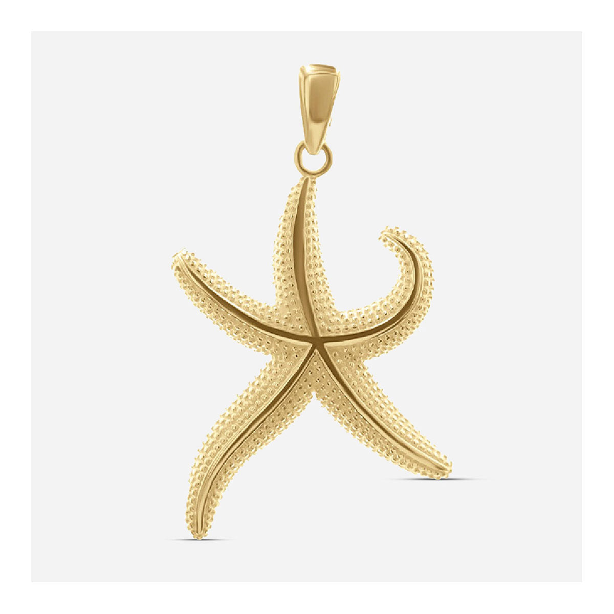 Kettenanhänger Seestern - 18k vergoldet