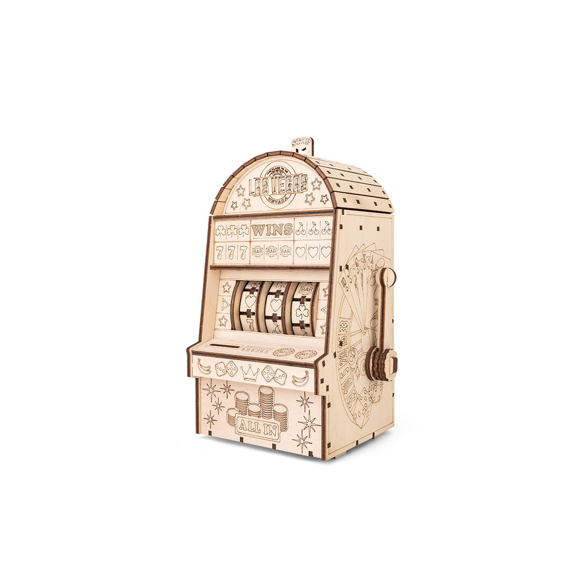 3D-Holzpuzzle Einarmiger Bandit