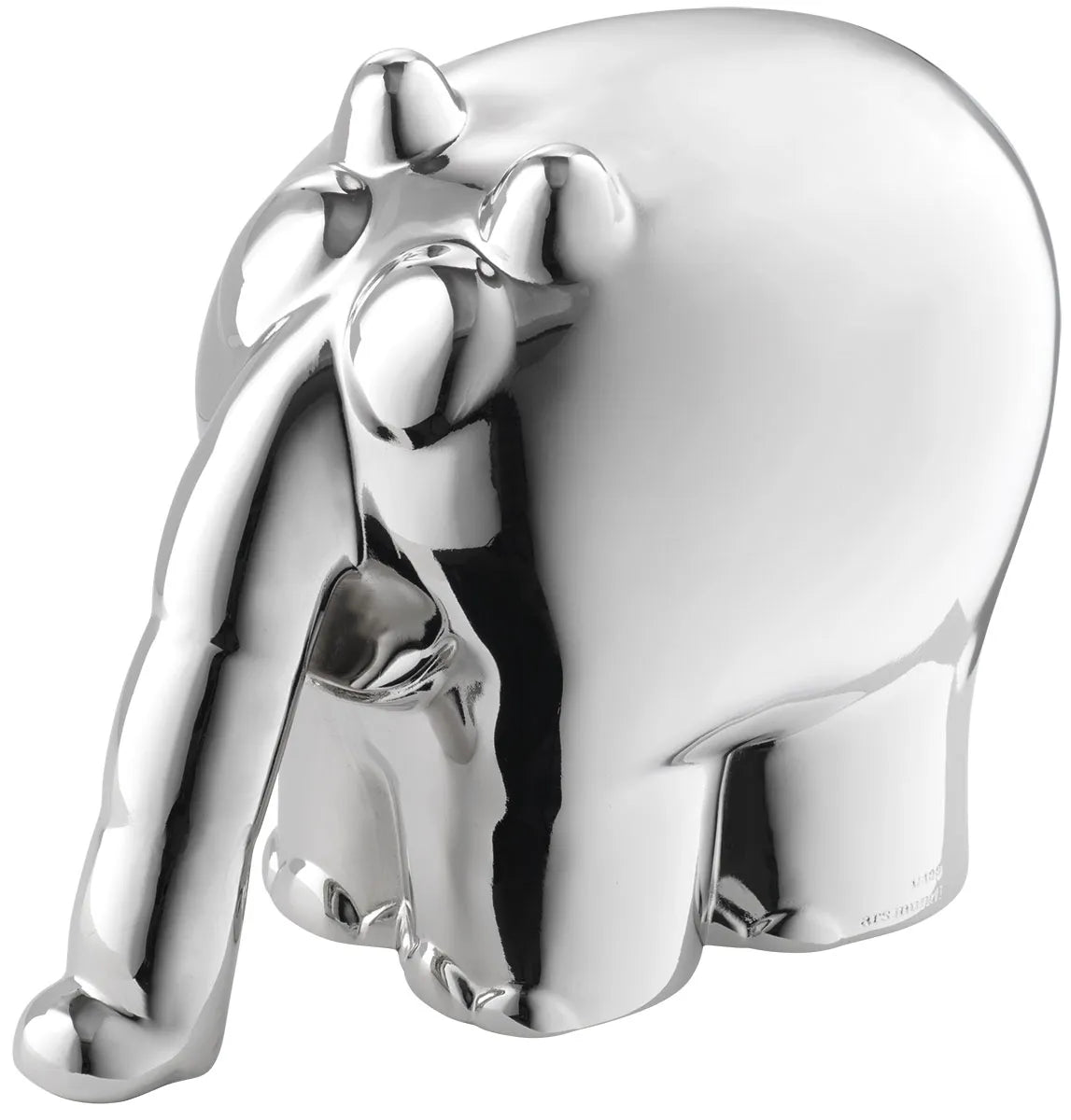 Otto Waalkes: Skulptur "Ottifant", Version in Kunstguss Metallic-Silber