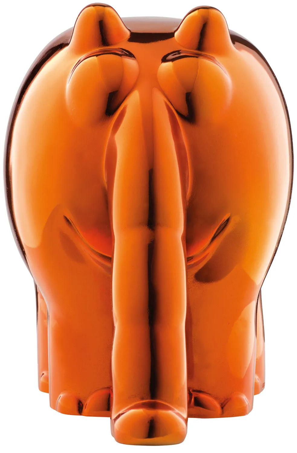 Otto Waalkes: Skulptur "Ottifant" - Version in Kunstguss Metallic-Orange
