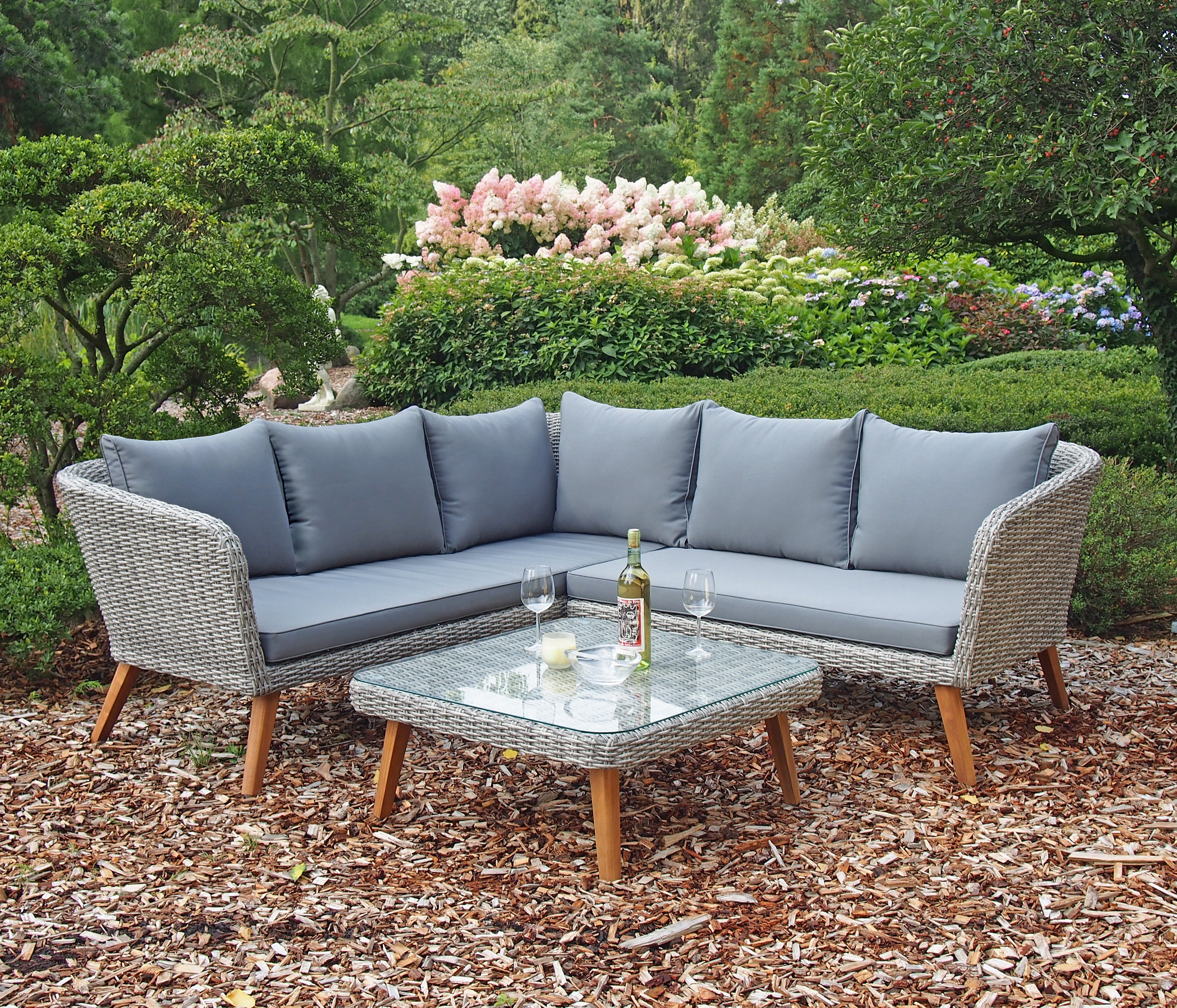 Lounge-Set PAMPLONA (grau)