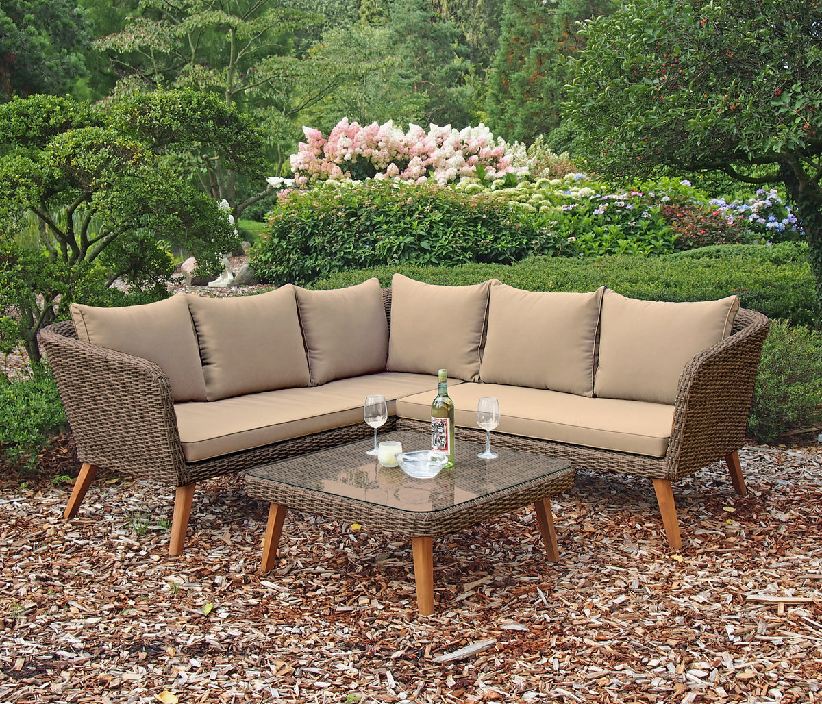 Lounge-Set PAMPLONA (anisbraun)