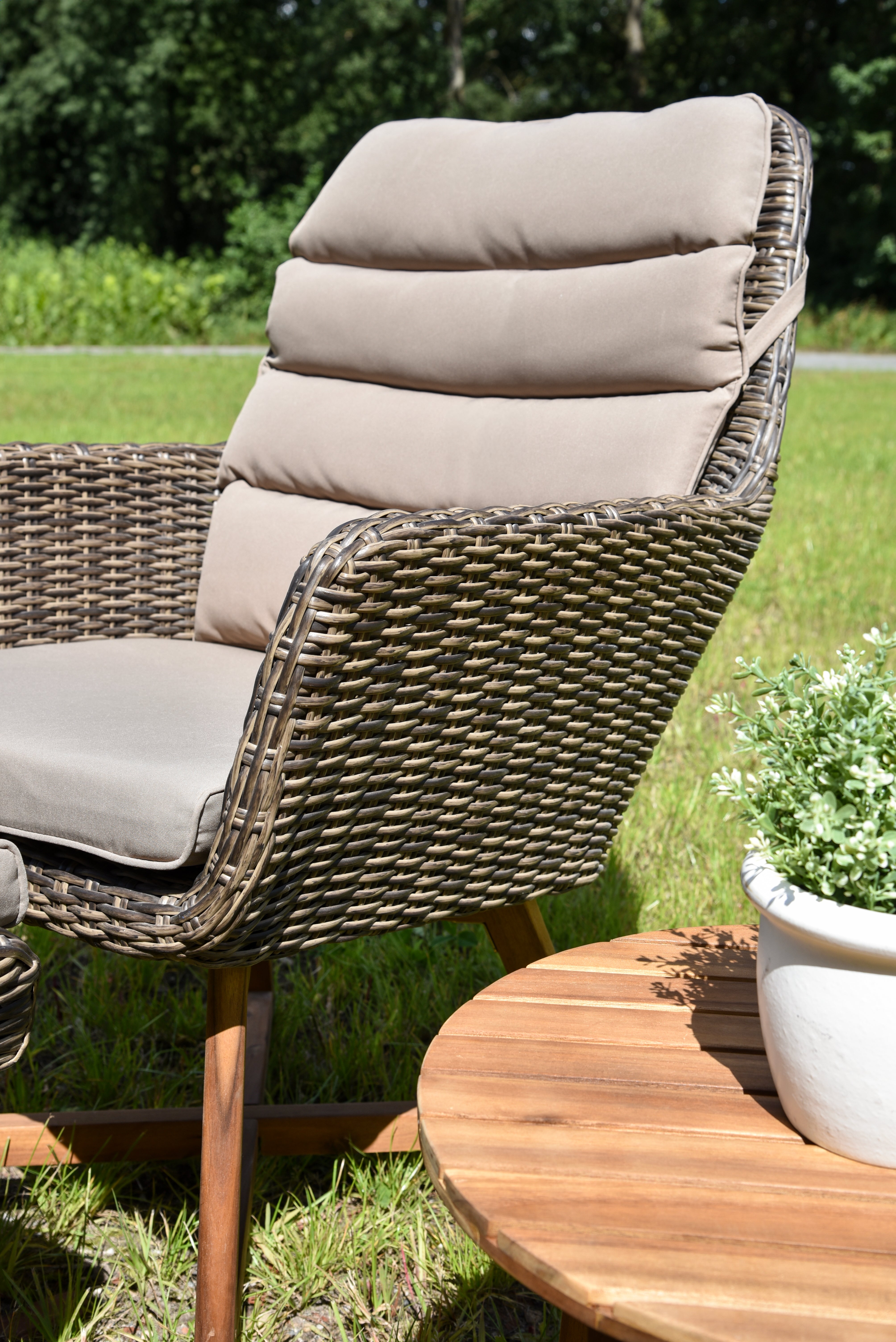 Lounger-Set CALVIA (coffee)