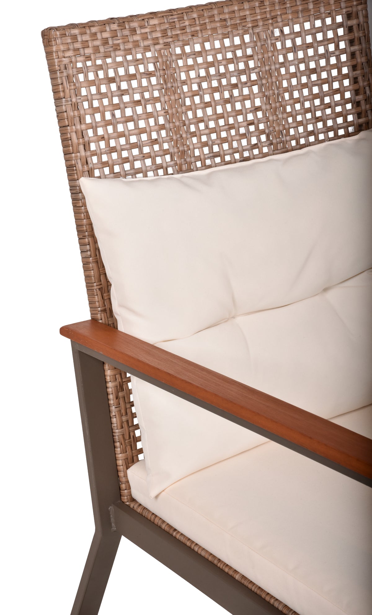 Schaukelstuhl Set SINALOA (Teak Look)