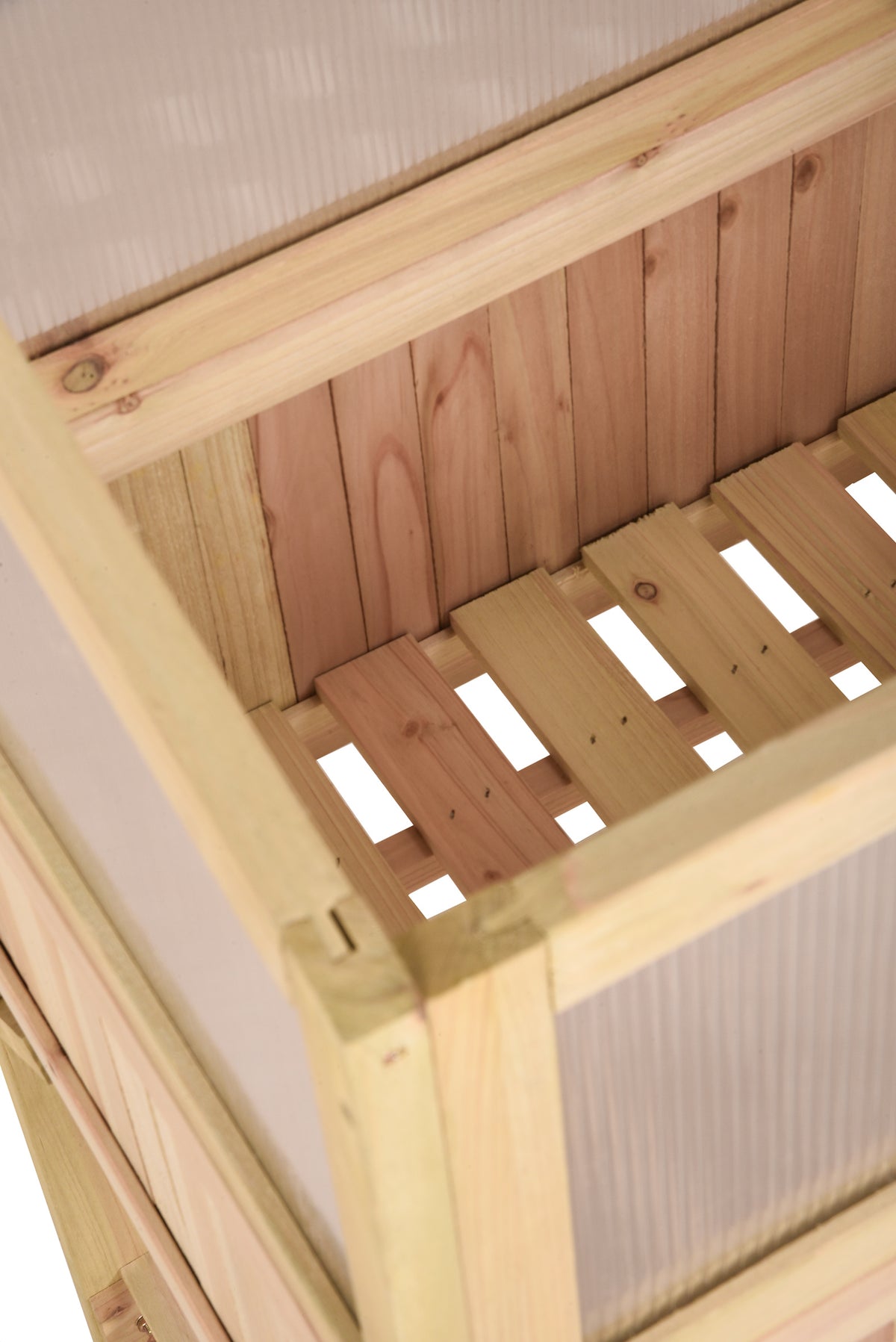 Gewächshaus aus Holz