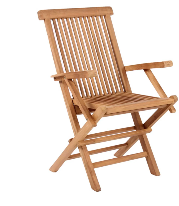 Gartenmöbelset Teak Sessel Andover & Tisch Balcony