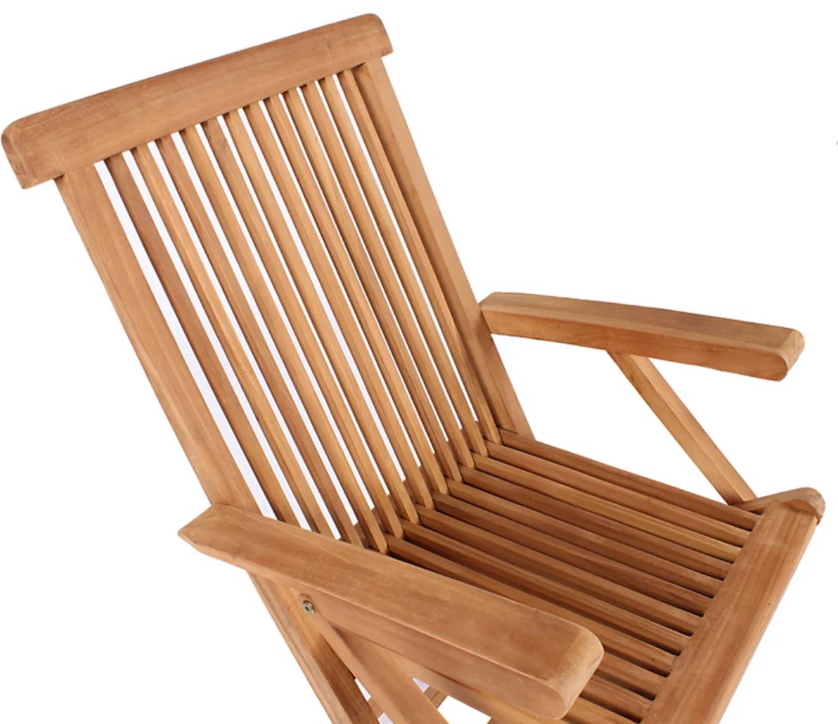 Gartenmöbelset Teak Sessel Andover & Tisch Balcony