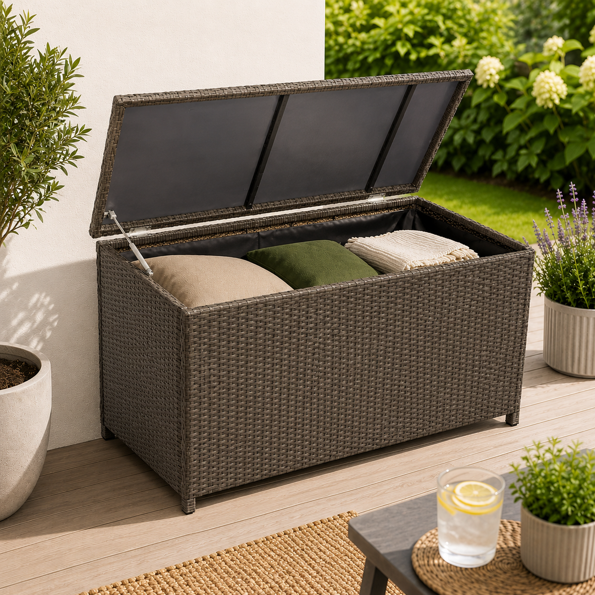 Auflagenbox PATRAS (braun)