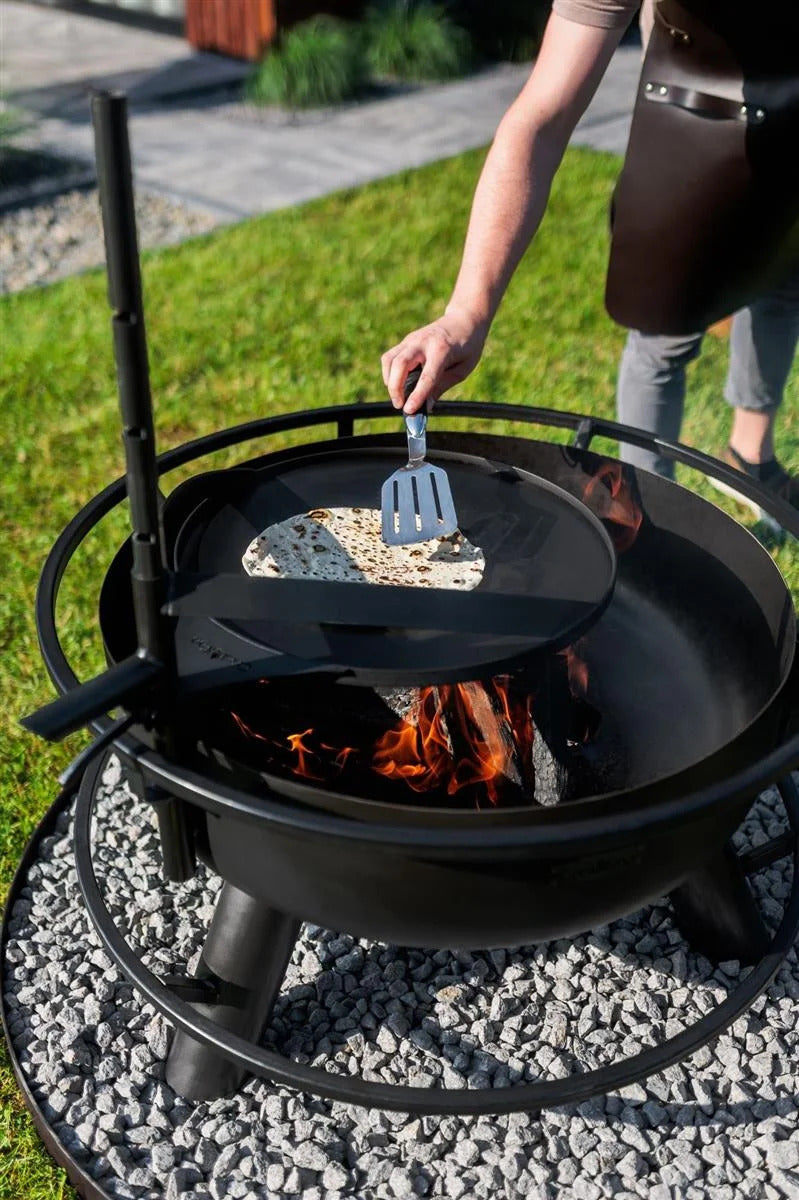 bene on fire Grillplatte rund mit Griff für Feuerschale Arizona und Washington - Ø 50 cm