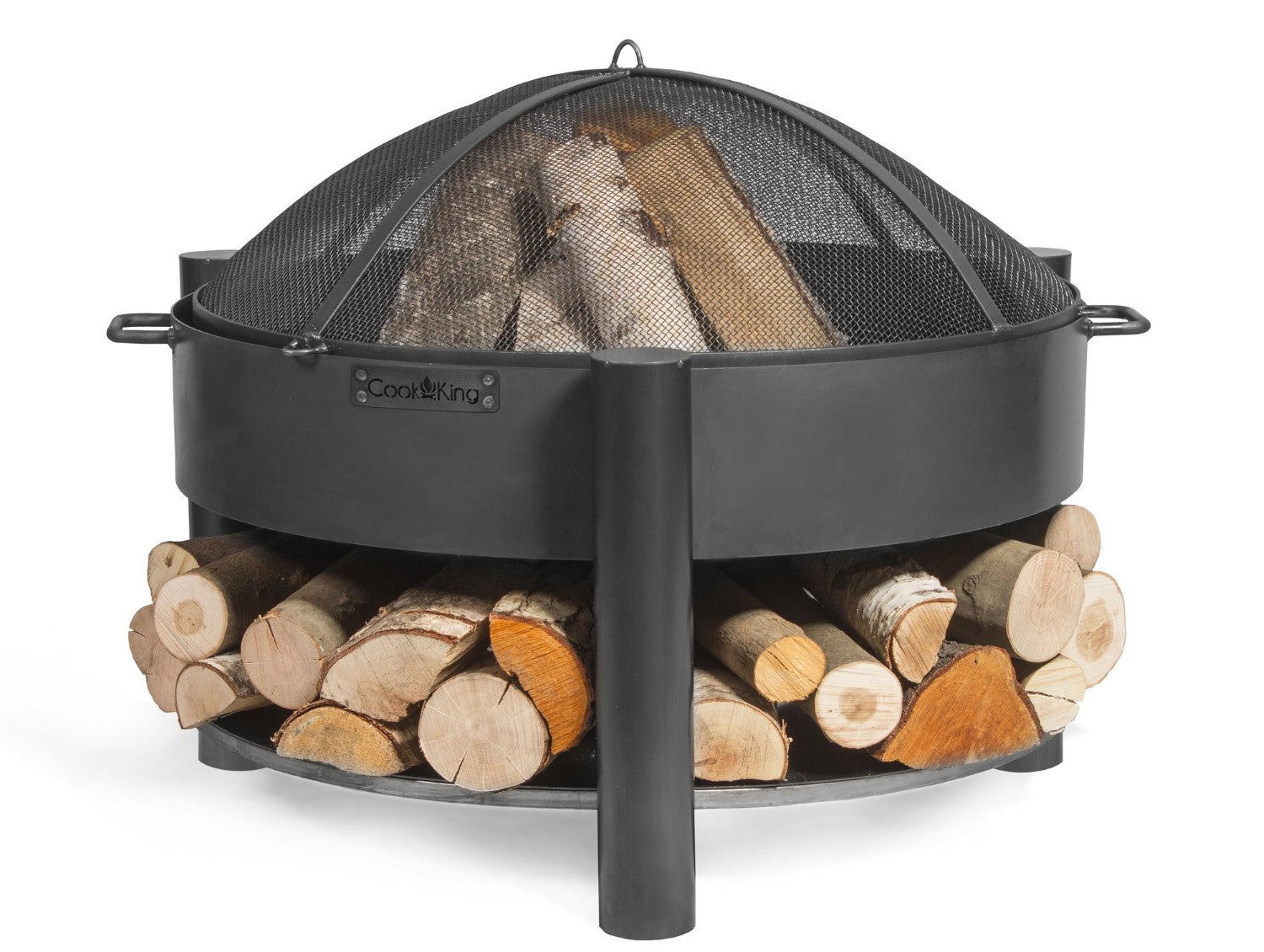 Feuerschale Washington rund mit Griffen - Ø 60 cm