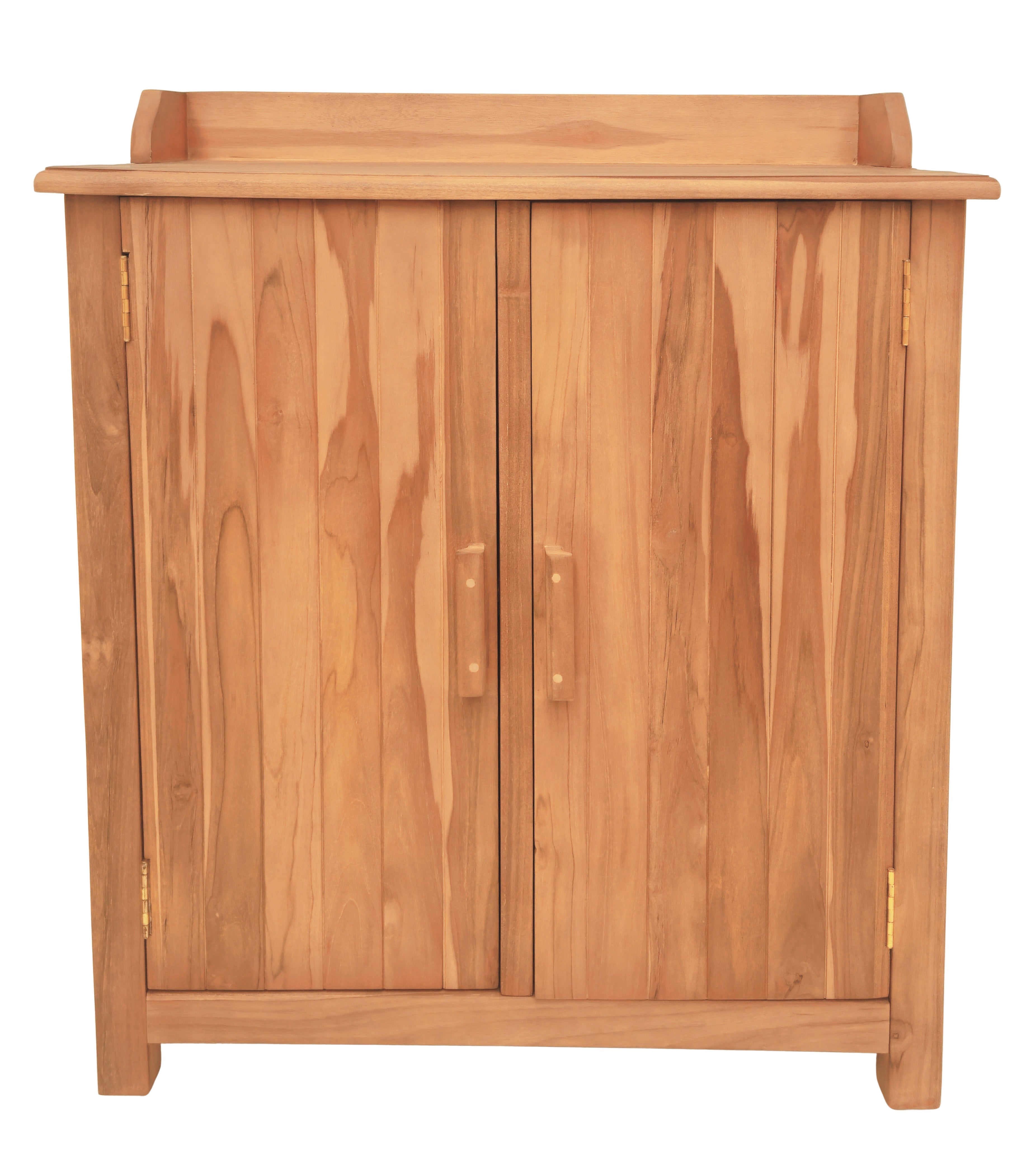 Gartenschrank Batley Teak mit Arbeitsfläche