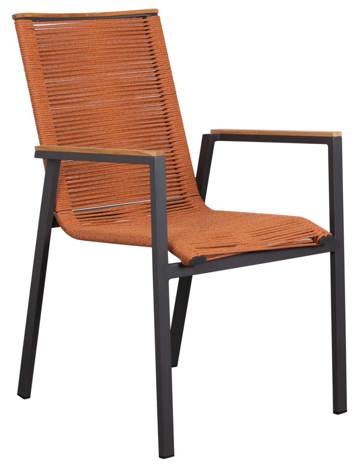 Gartenmöbelset Diningsessel Alicante terracotta mit Tisch Tarifa (90x90 cm)