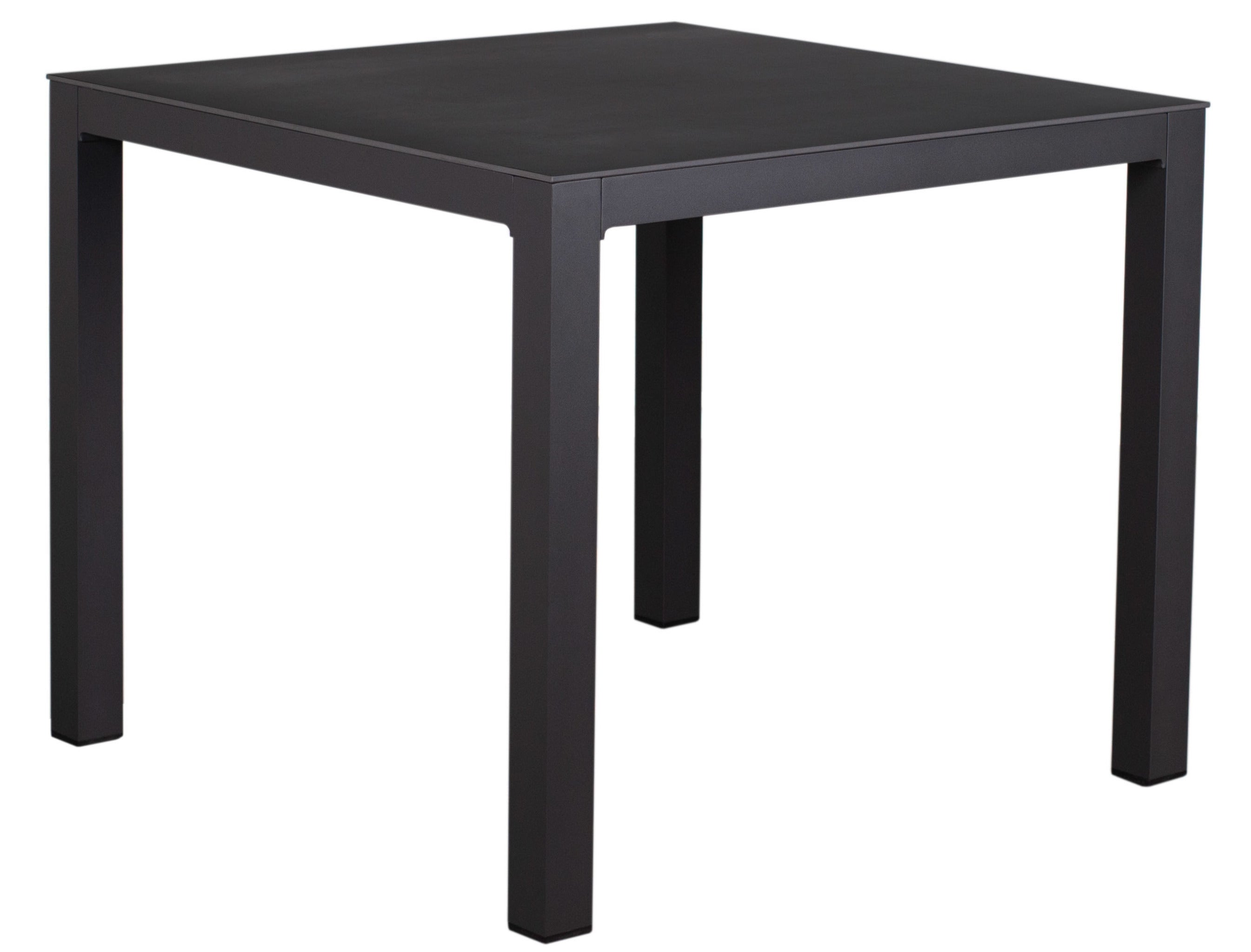 Gartenmöbelset Diningsessel Alicante anthrazit mit Tisch Tarifa (90x90 cm)