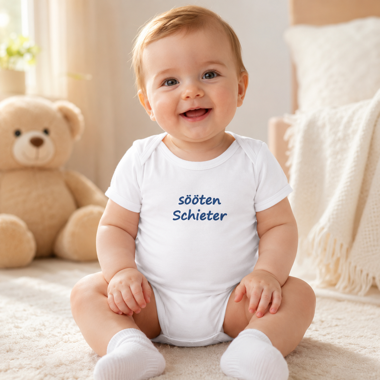 Baby-Body "sööten Schieter" aus Bio-Baumwolle