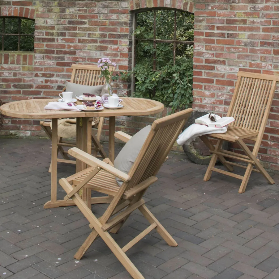 Teakholz Klapptisch Balcony (120 x 60 cm)