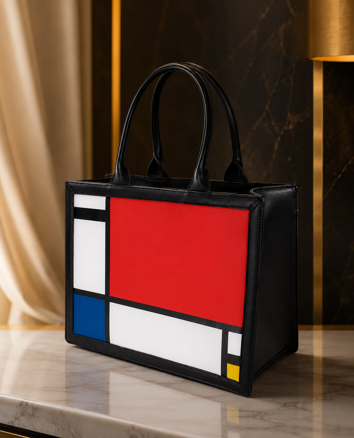 Piet Mondrian: Handtasche "Composition II"