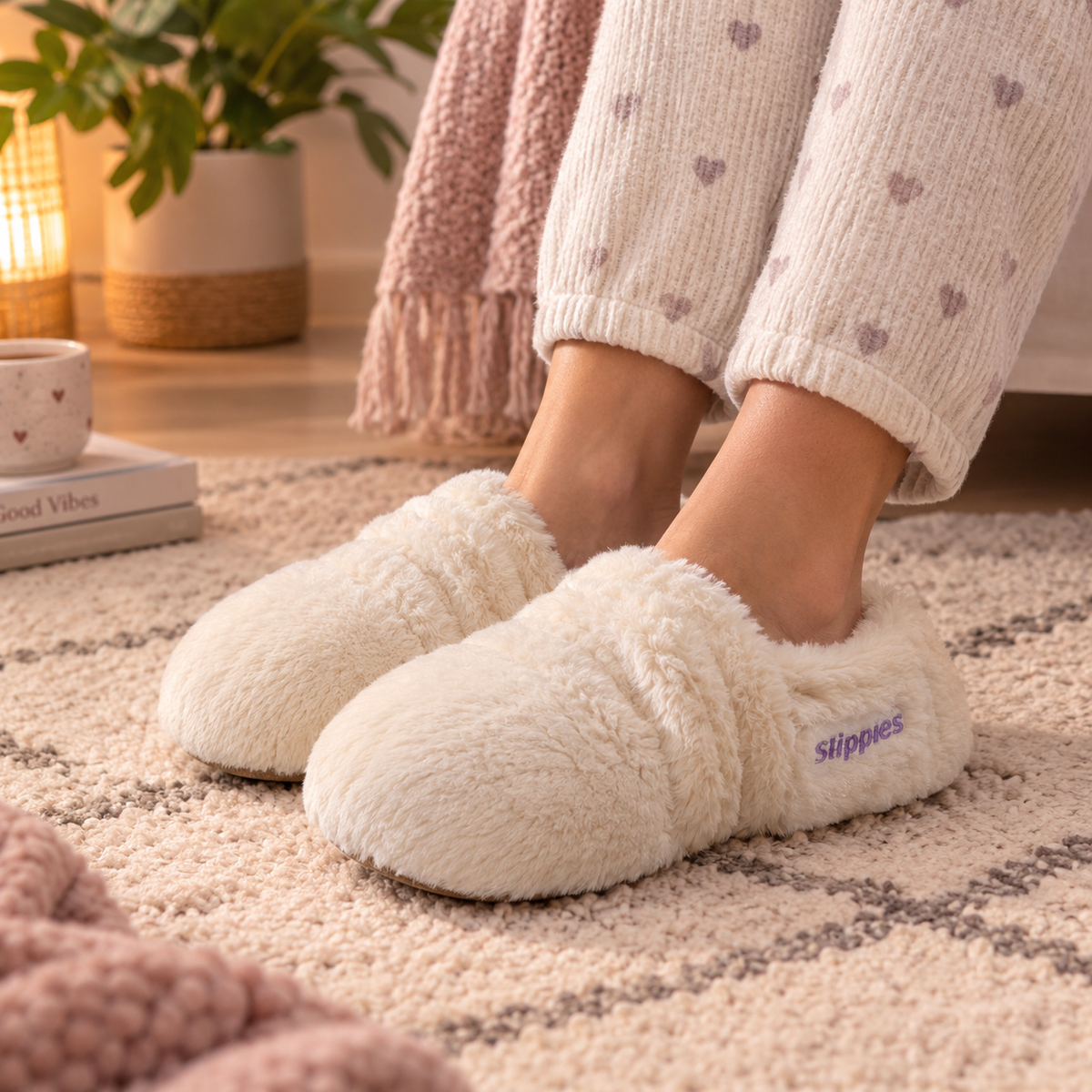Slippies® Deluxe creme Plush (Gr. 36-40)