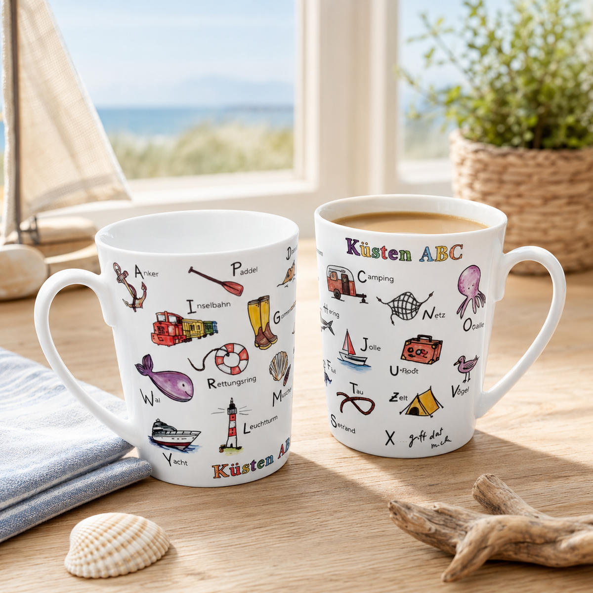 Becher "Küsten ABC"