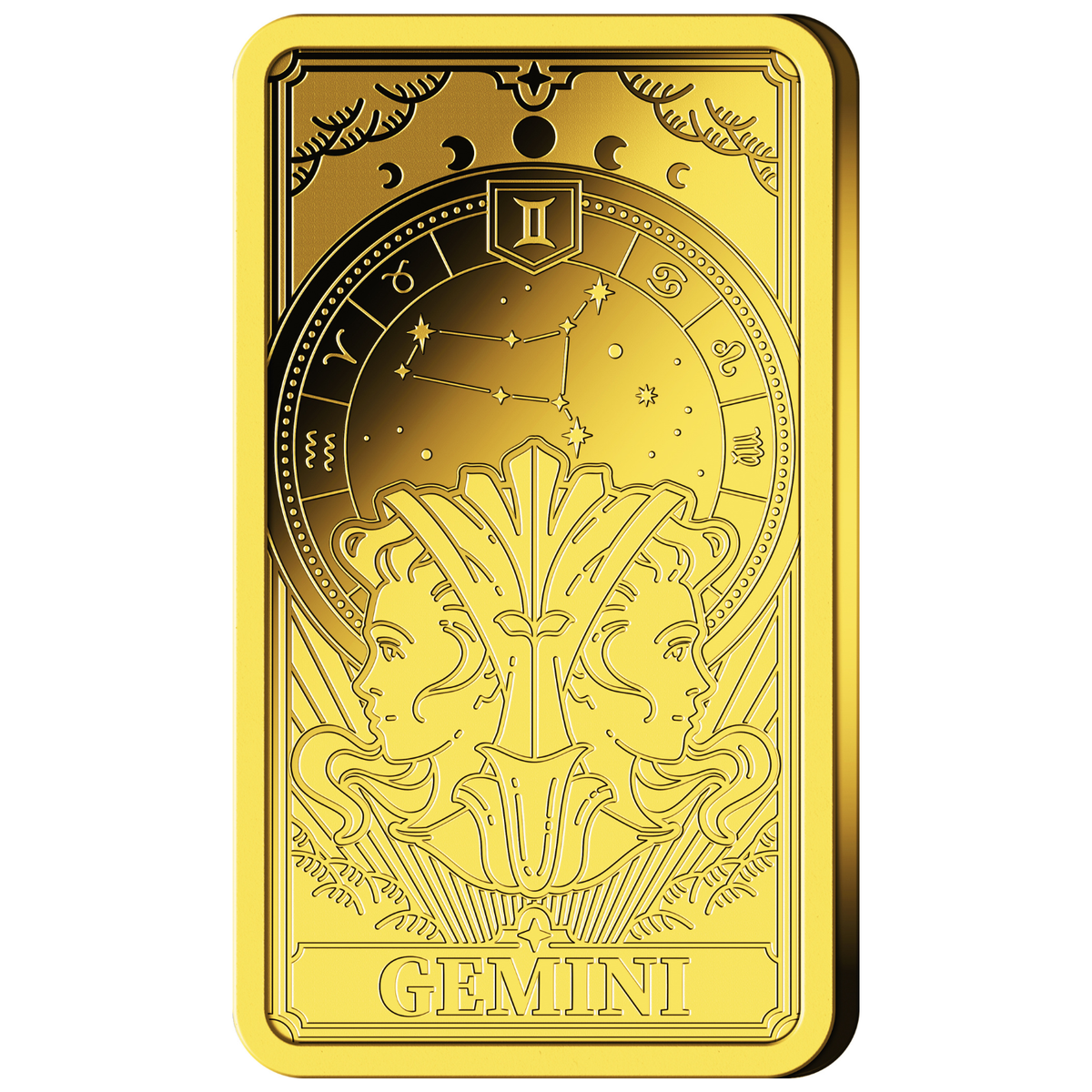 Goldbarren Sternzeichen Zwillinge | 21.05. - 21.06. (mit Zertifikat)
