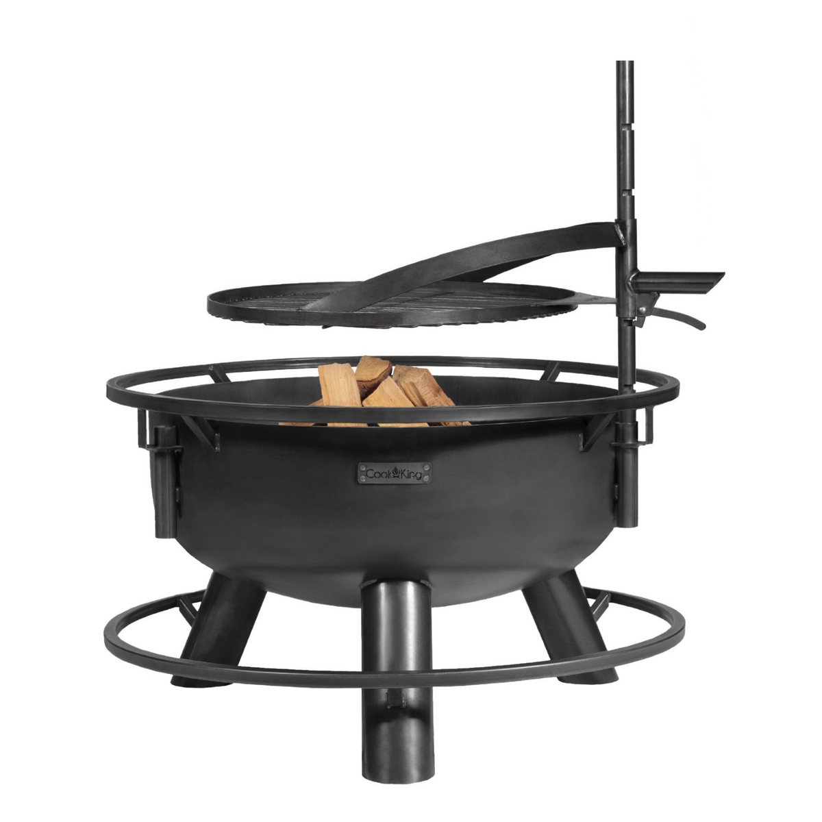 bene on fire Feuerschalen-Set Arizona X Ø 80 cm mit Grillrost Ø 60 cm