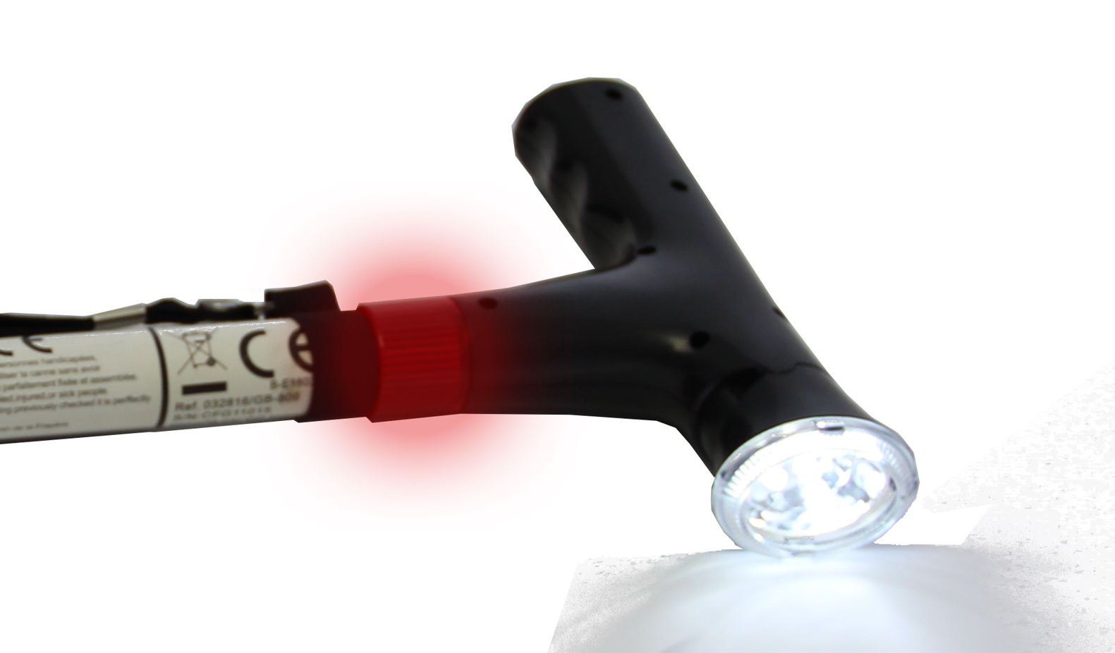 Faltbarer Sicherheitsgehstock "Be Safe"