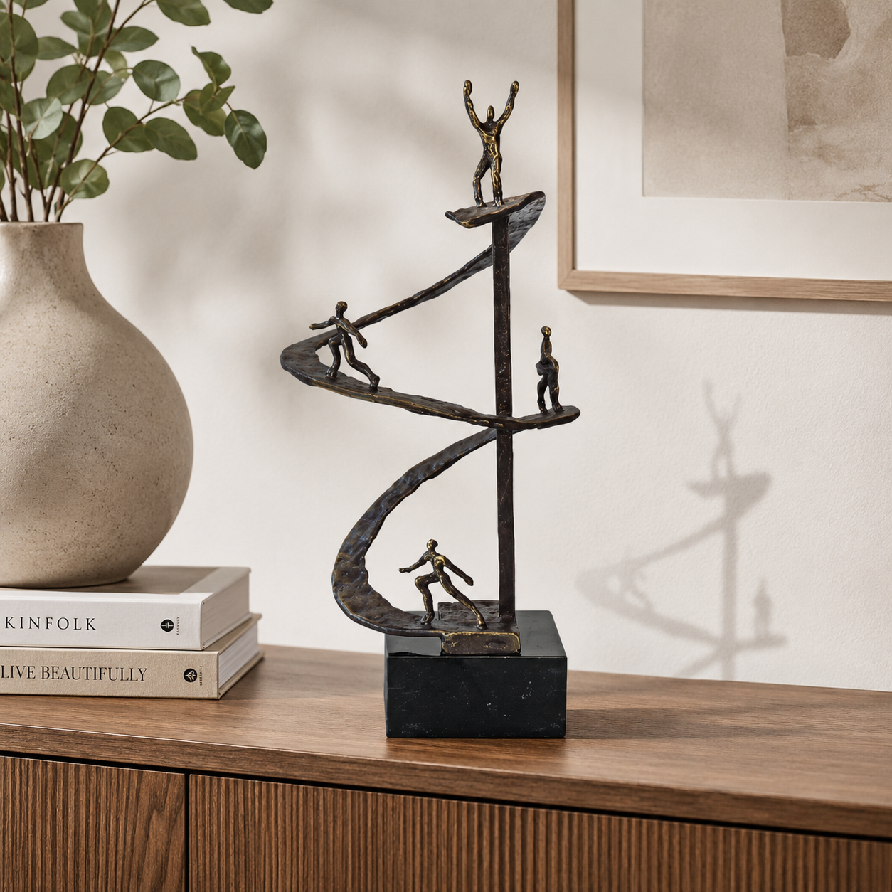 Gerard: Skulptur "Erfolgsspirale"