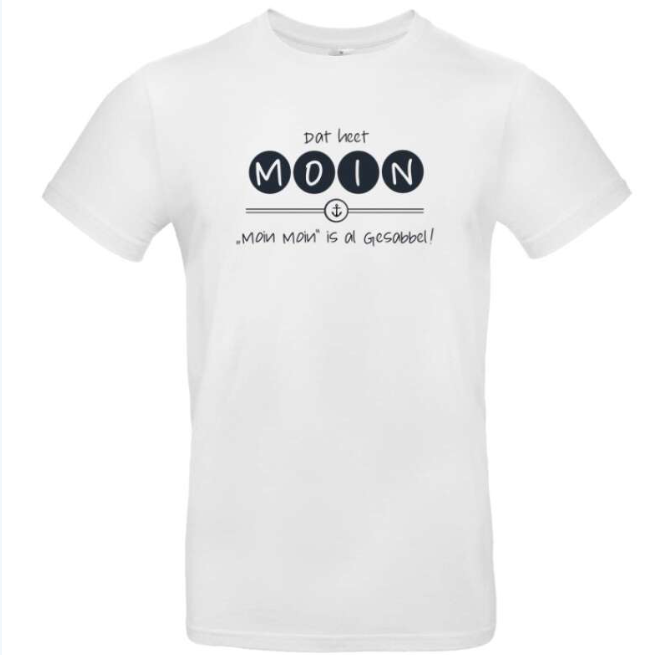 T-Shirt "Dat heet MOIN - Moin Moin is al Gesabbel" för Kinner
