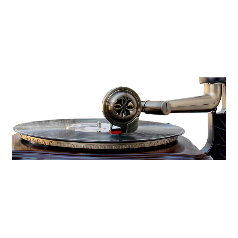 Stereo Grammophon mit UKW/MW-Radio, CD/MP3, USB/SD, Bluetooth®, Kassettenwiedergabe, Encoding