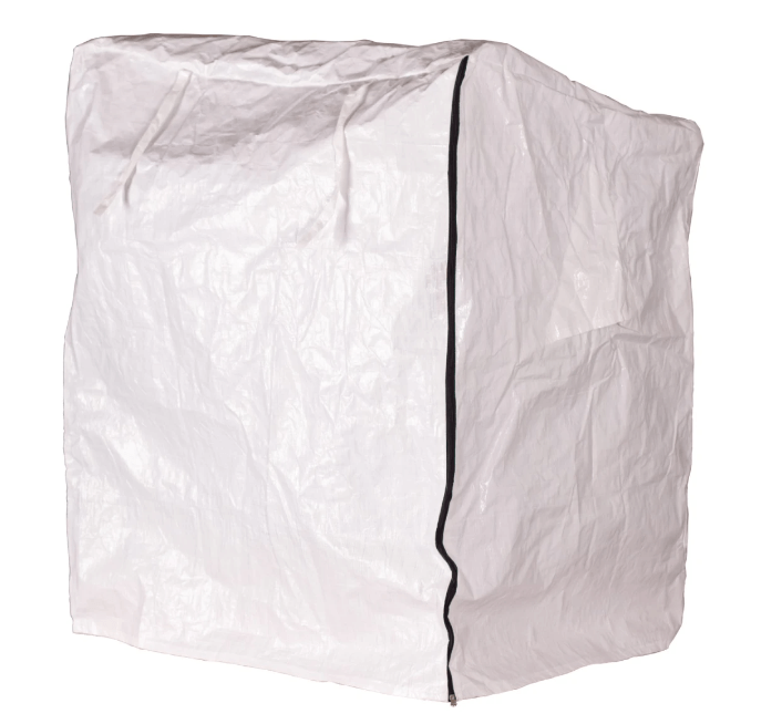 Hunde- und Katzenstrandkorb gestreift/anthrazit PE schwarz