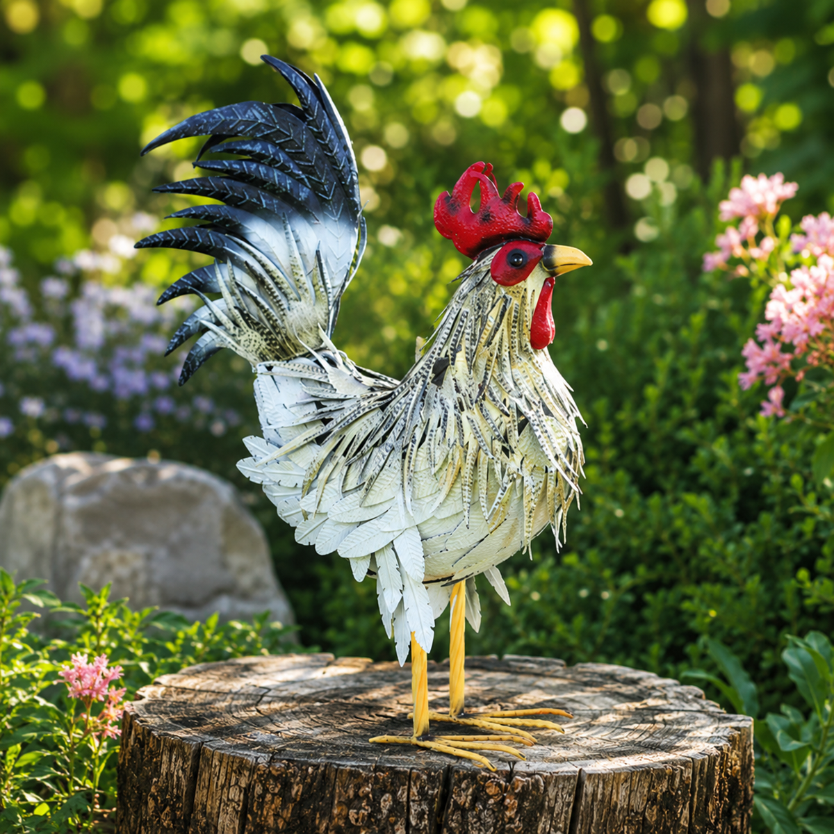 Gartenfigur "Hahn Fritz"