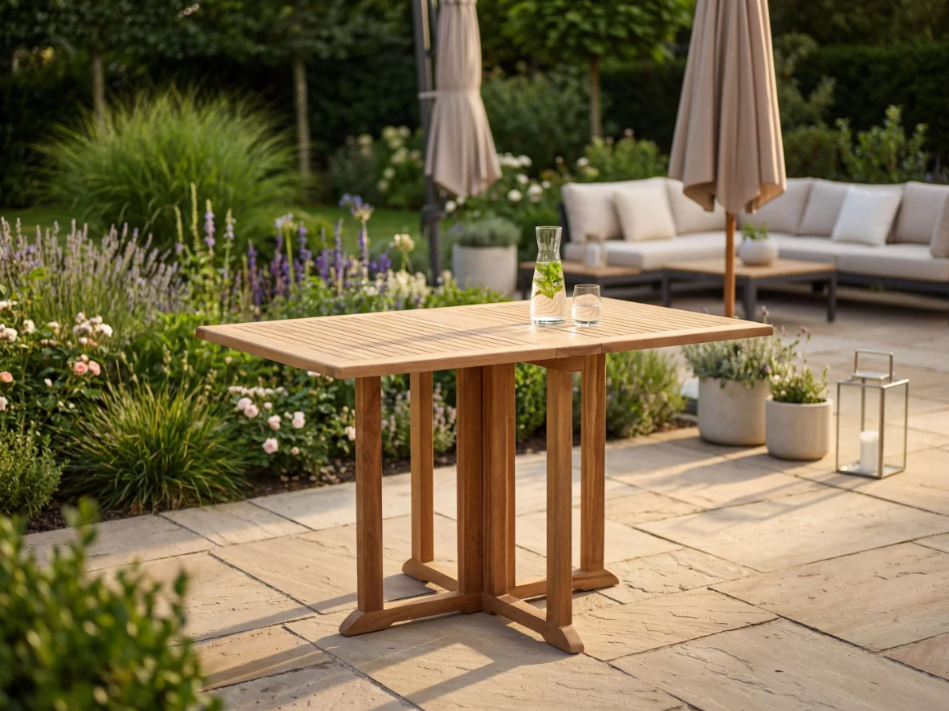 Klapptisch Helston Teak 120 x 80 cm