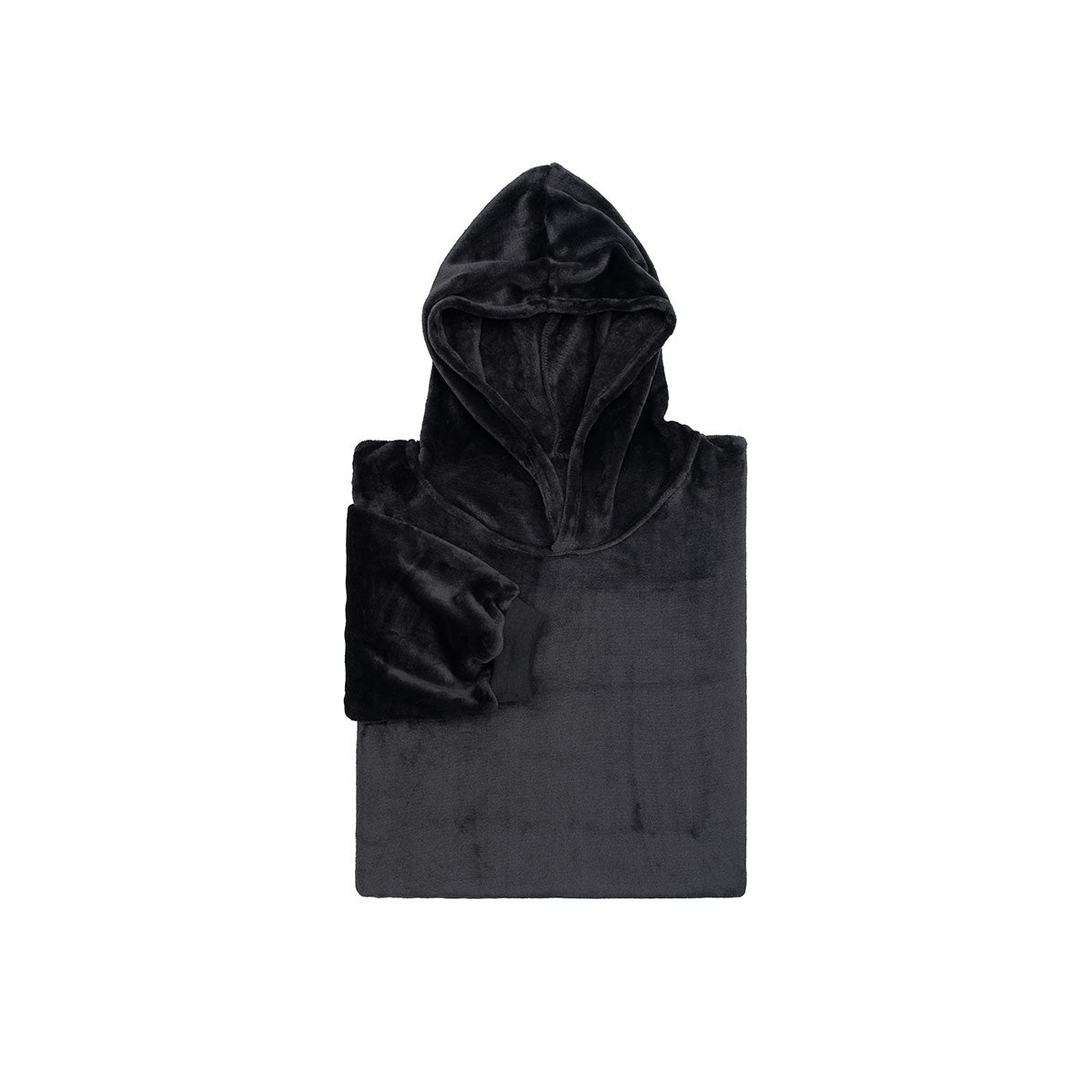 Hoodie Kuscheldecke mit Kapuze (anthrazit)