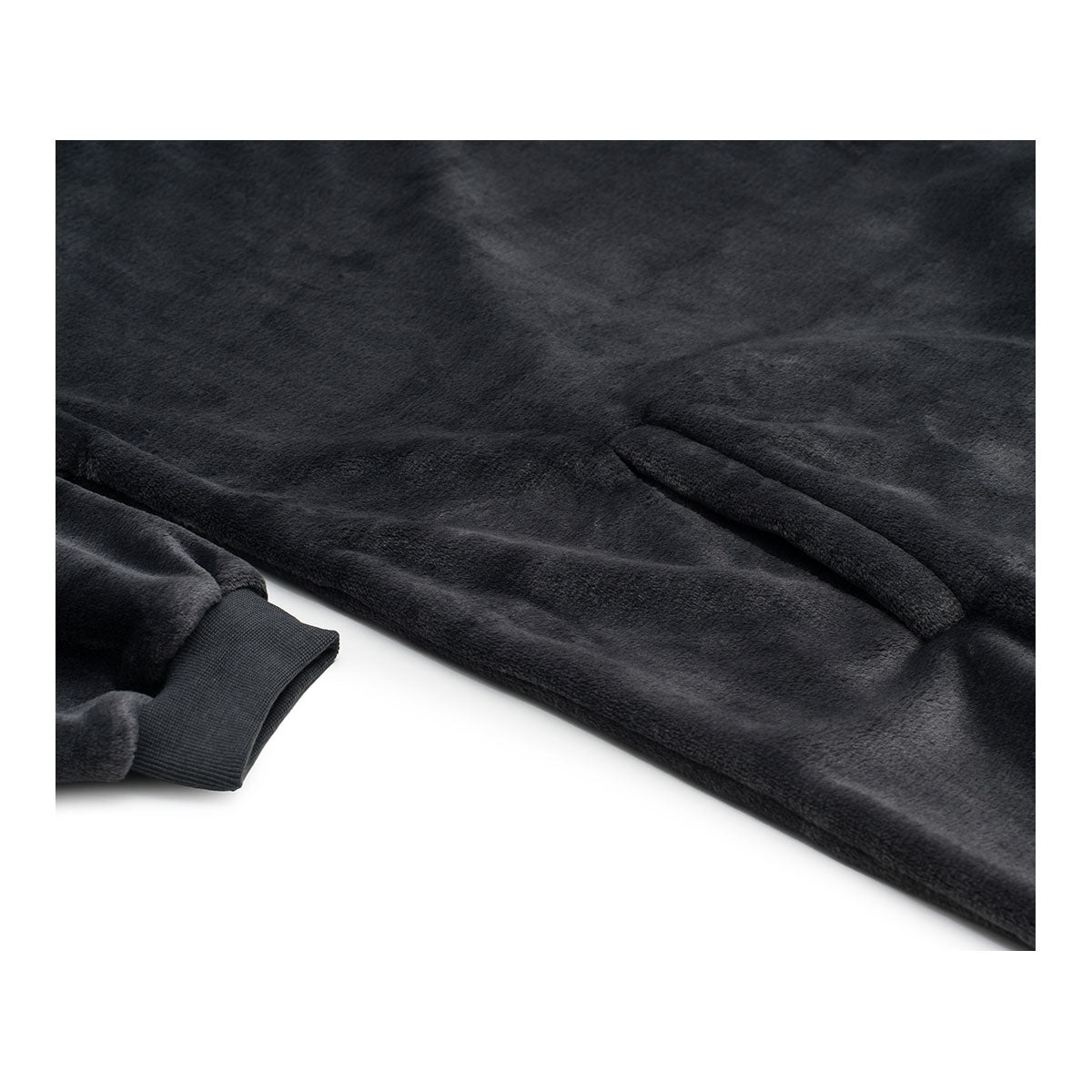 Hoodie Kuscheldecke mit Kapuze (anthrazit)