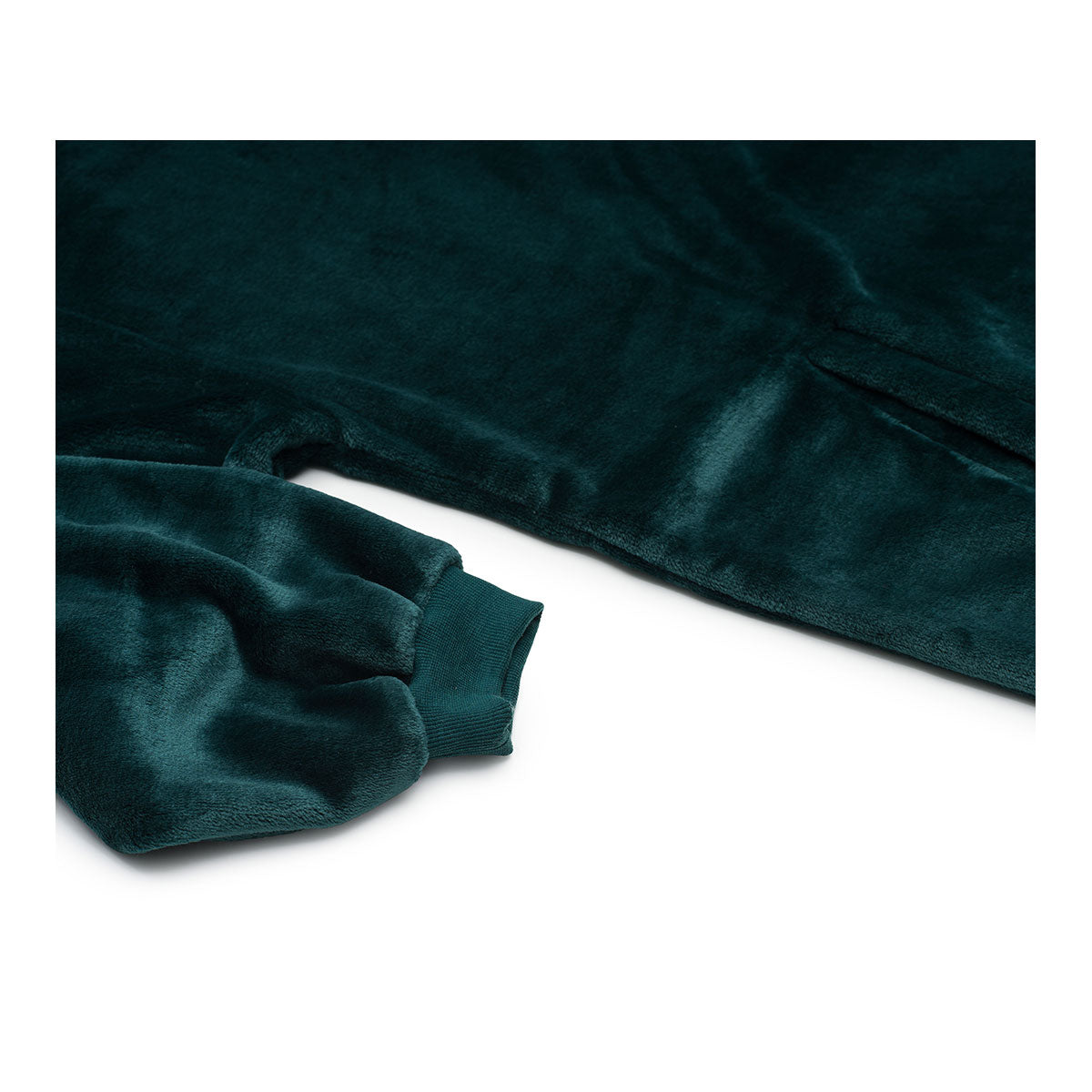 Hoodie Kuscheldecke mit Kapuze (dunkelgrün)