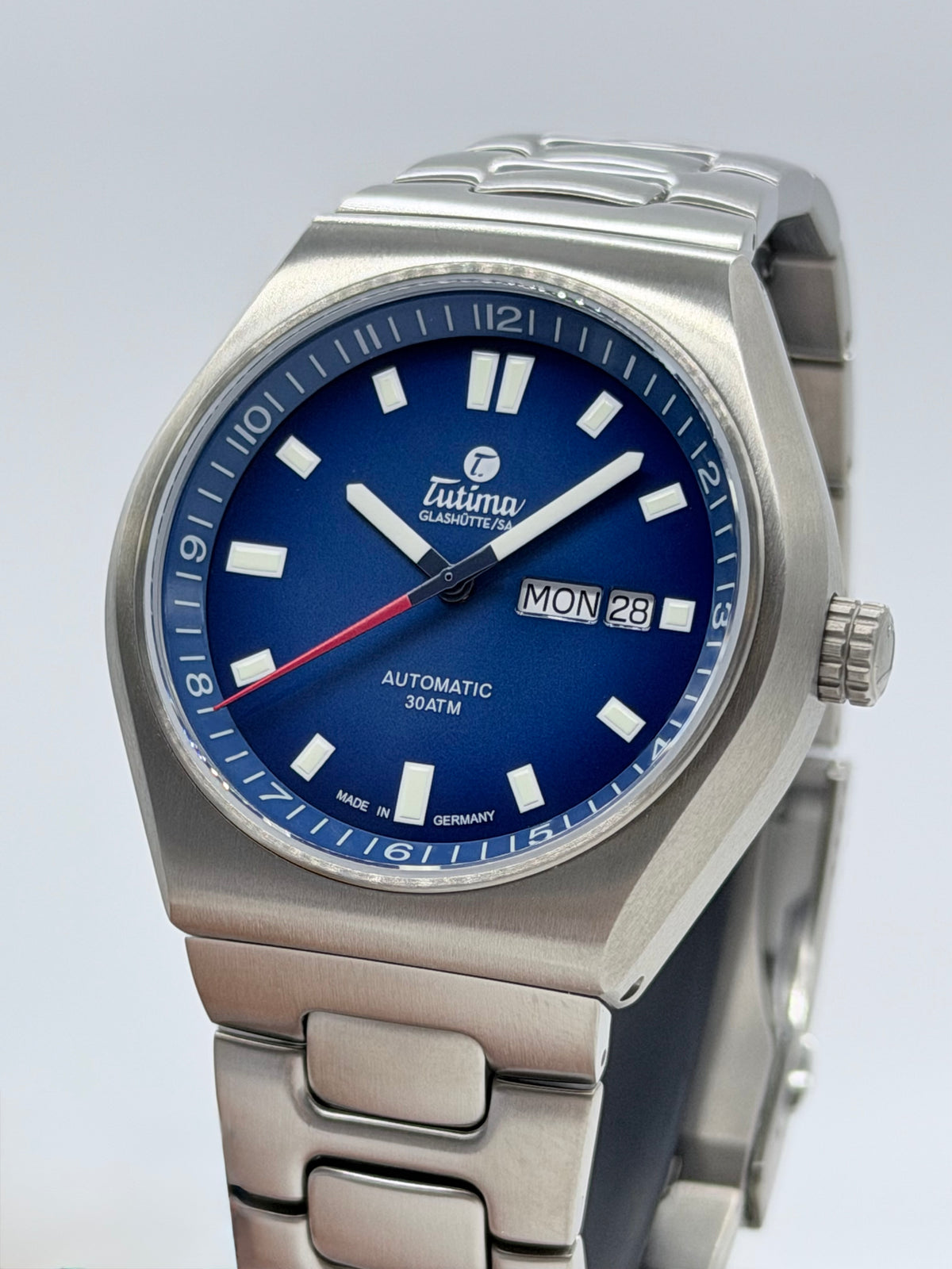 TUTIMA Glashütte/SA Uhr M2 Coastline 6150-94 Sonderedition 80 Jahre NWZ