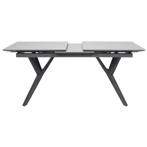 Ausziehtisch Valor 160/210 x 90 cm light grey Aluminium