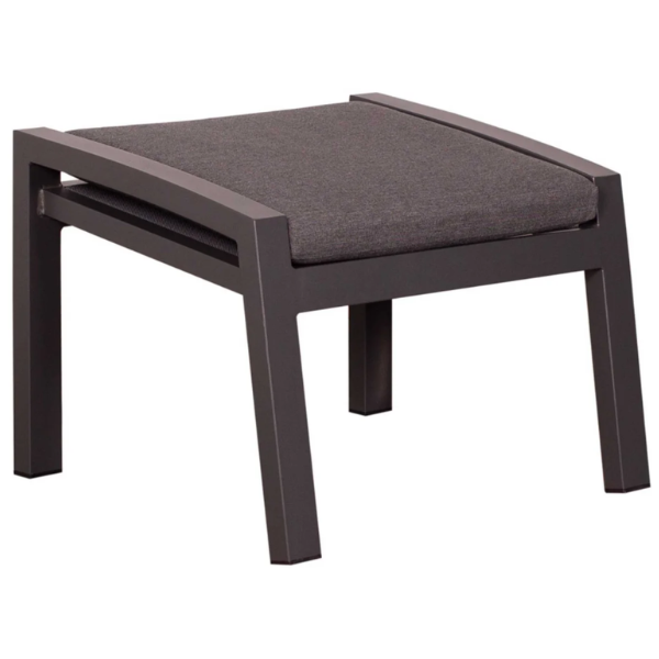 Hocker Sevilla Alu/Textilene inkl. Kissen anthrazit