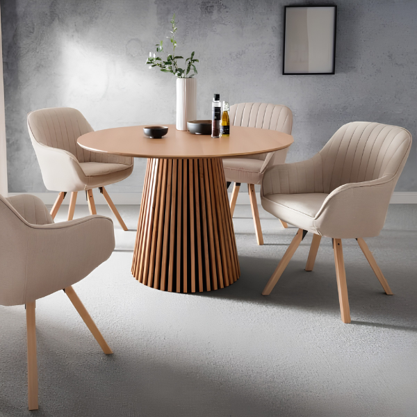 Diningsessel Matera beige (drehbar)