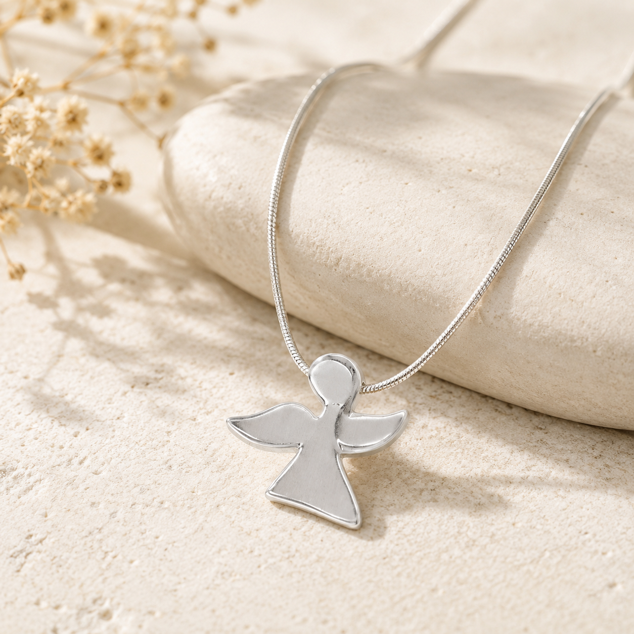 Kettenanhänger Schutzengel mit Kette