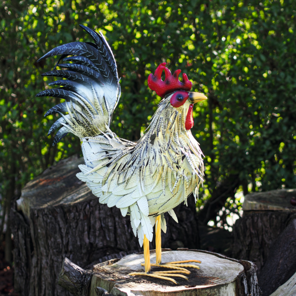 Gartenfigur "Hahn Fritz"