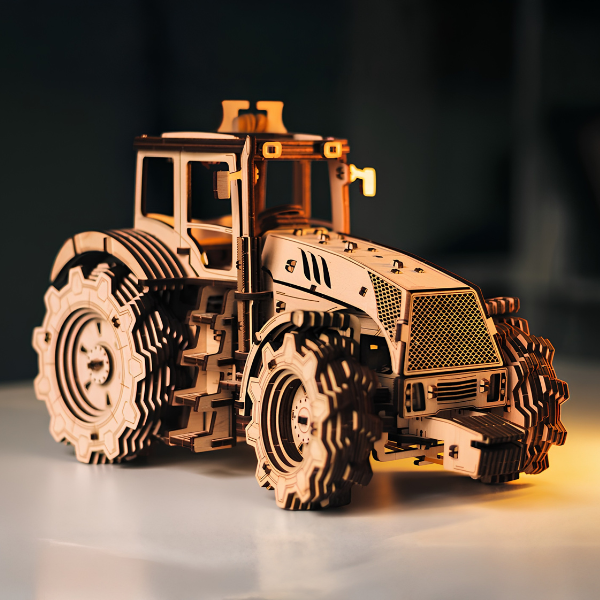 3D-Holzpuzzle Traktor