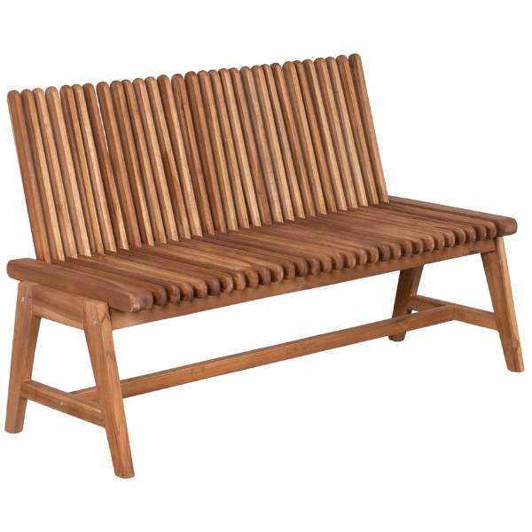 Gartenbank Leeds Teak 130 cm Multifunktion