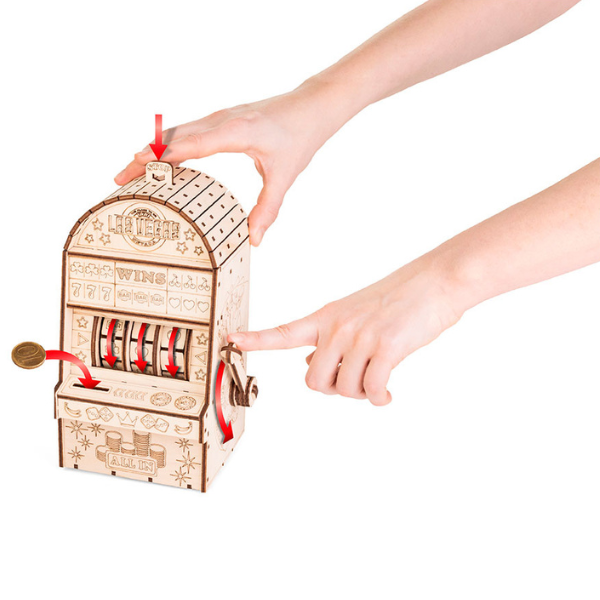 3D-Holzpuzzle Einarmiger Bandit