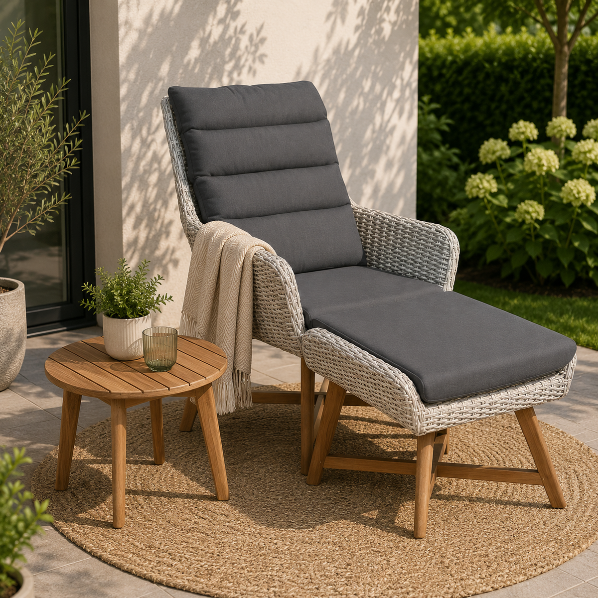 Lounger-Set CALVIA (grau)