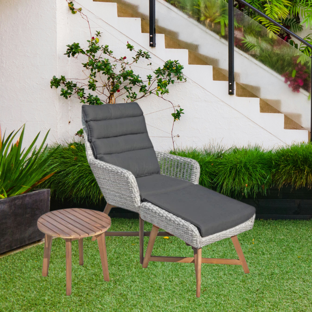 Lounger-Set CALVIA (grau)